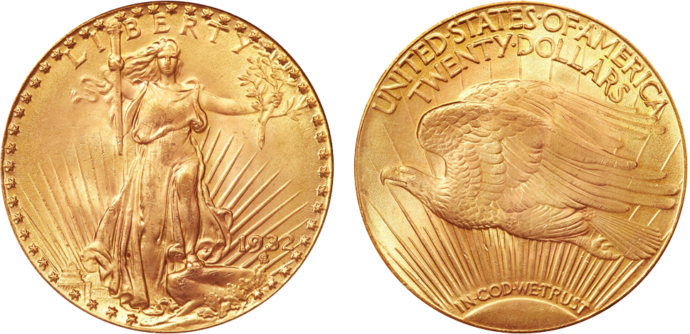 1932 Saint Gaudens $20 Double Eagle