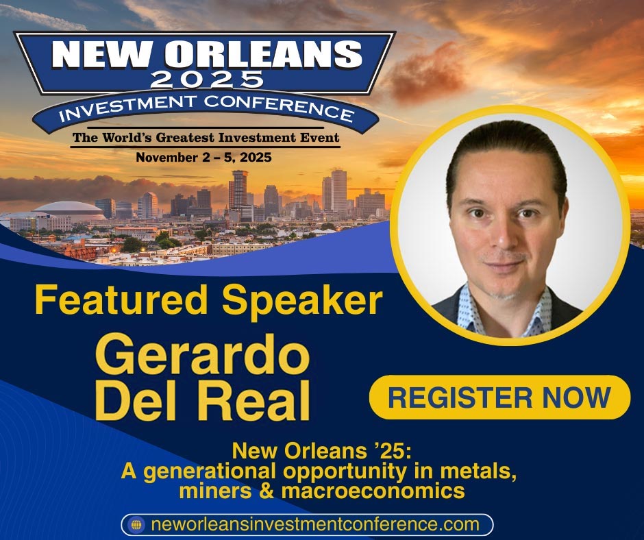 Gerardo Del Real at the New Orleans Investment Conference
