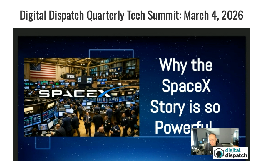 Digital Dispatch SpaceX Slide from tech summit