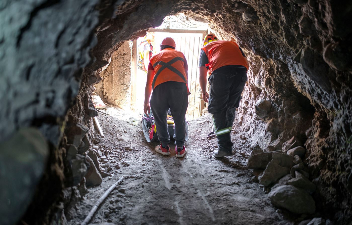 workers in a mine