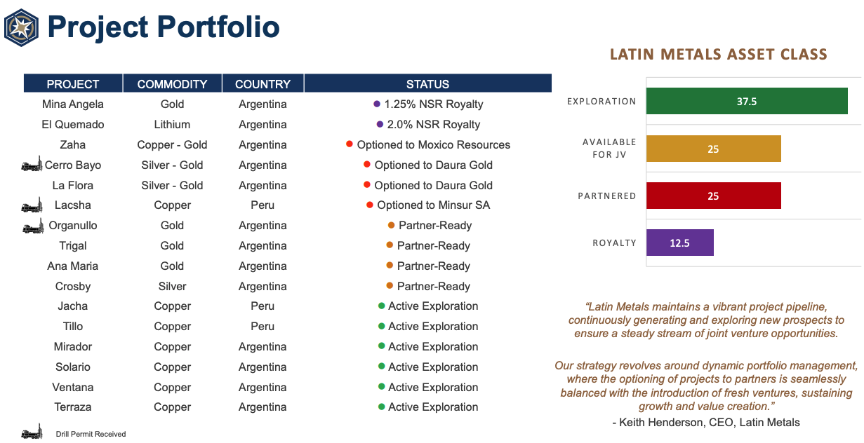 Project Portfolio table