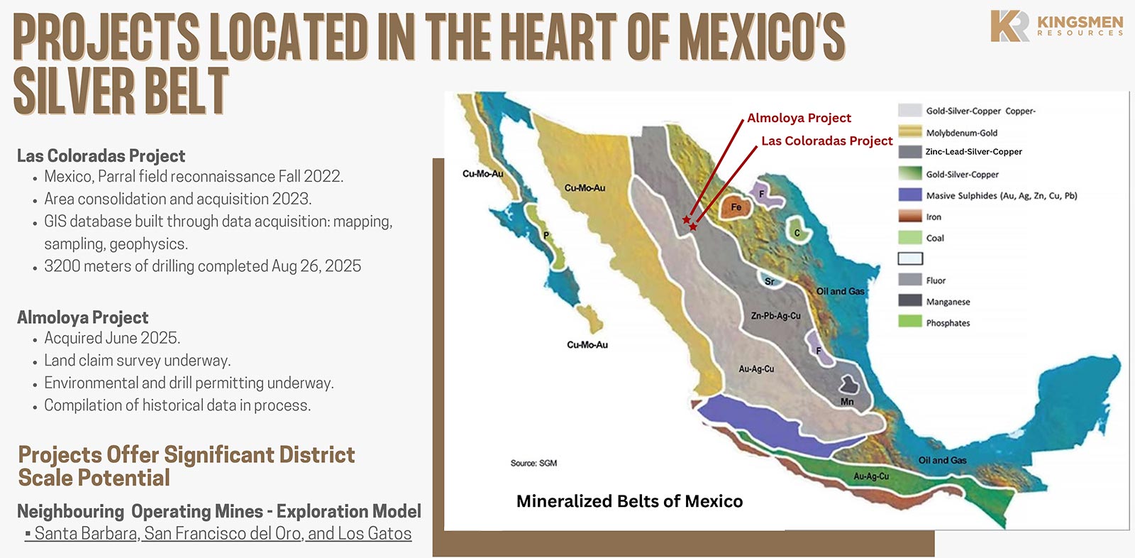 Mexico's silver belt overview