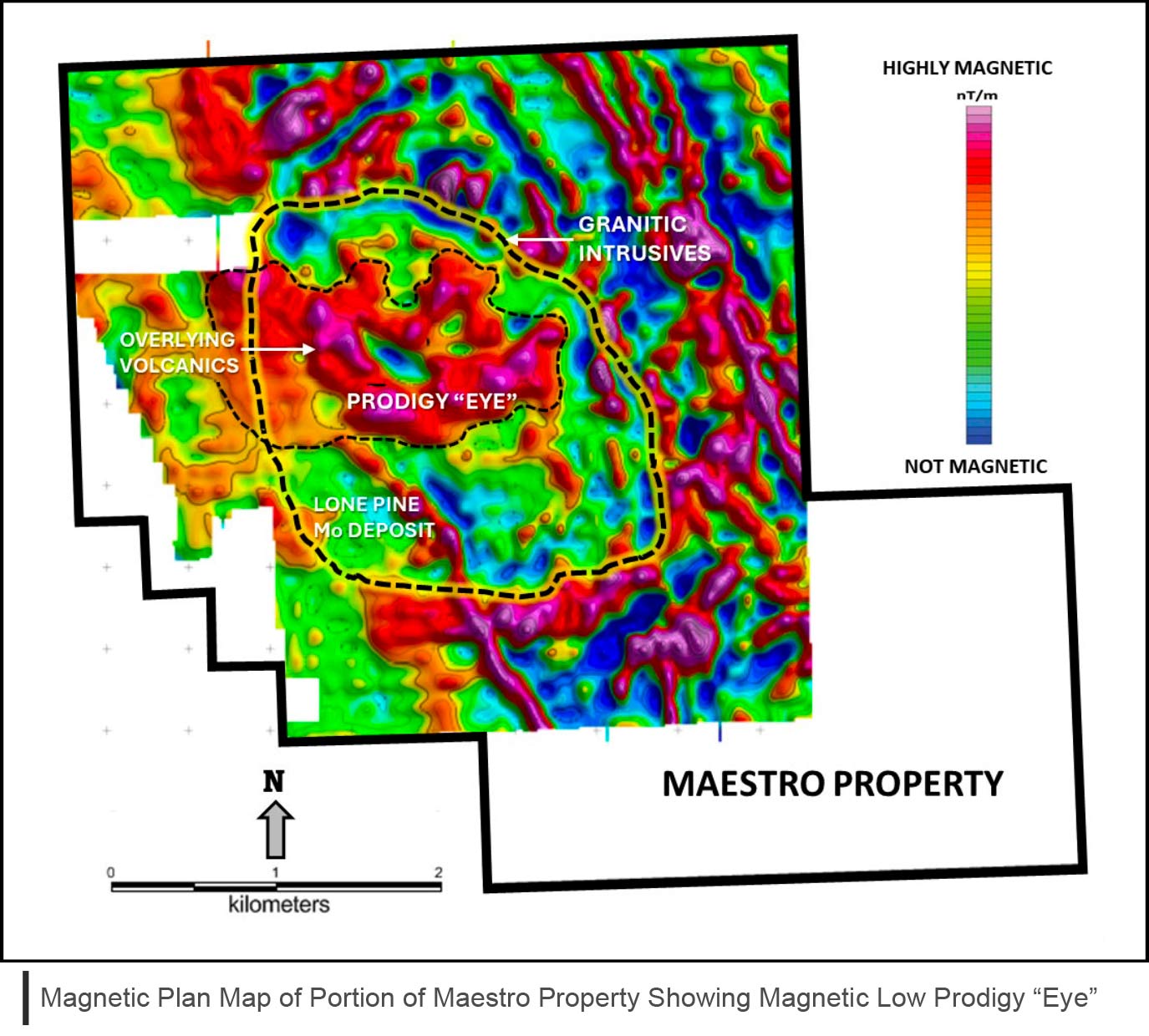 Maestro property magnetic map