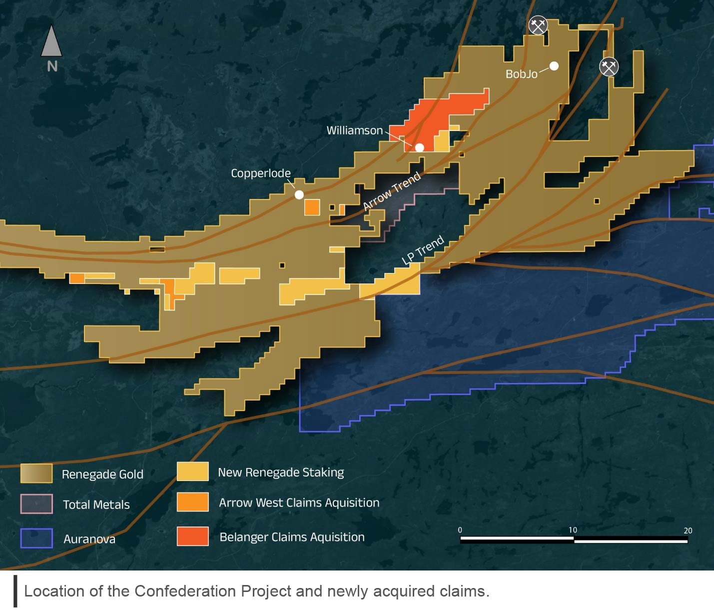 Confederation project map