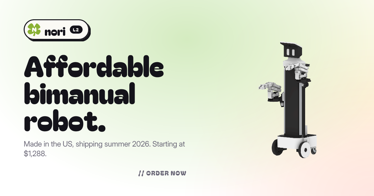 affordable nori robot