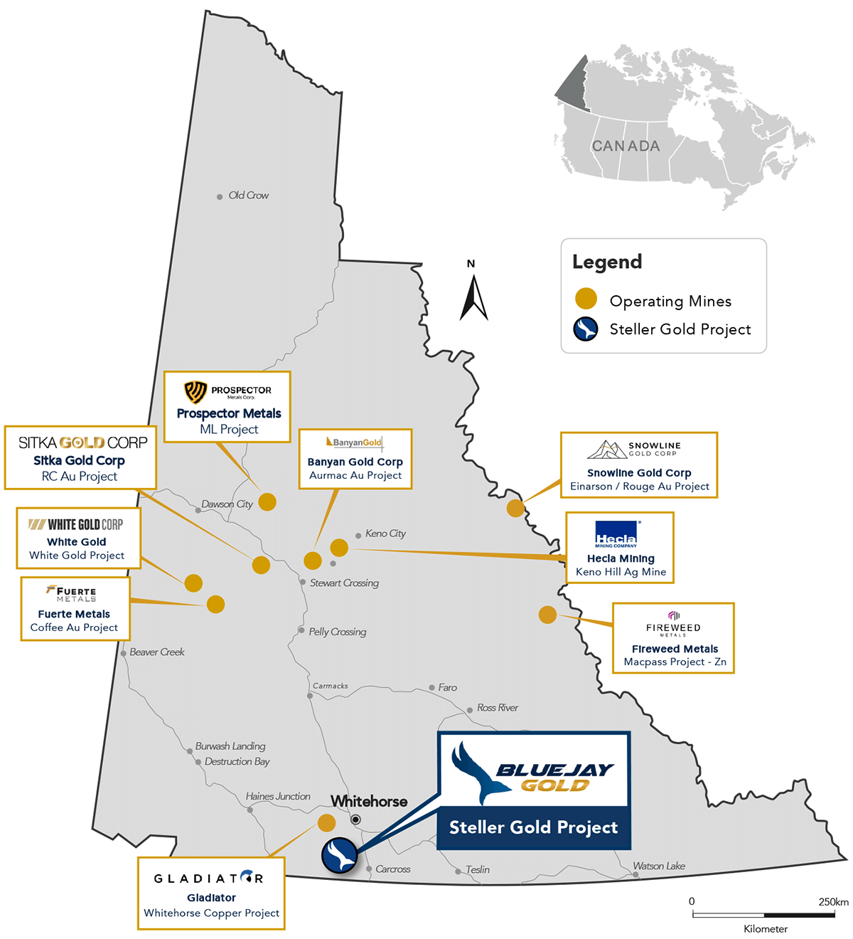 map project locations