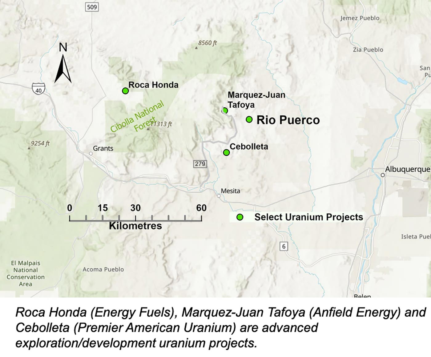 Rio Puerco map