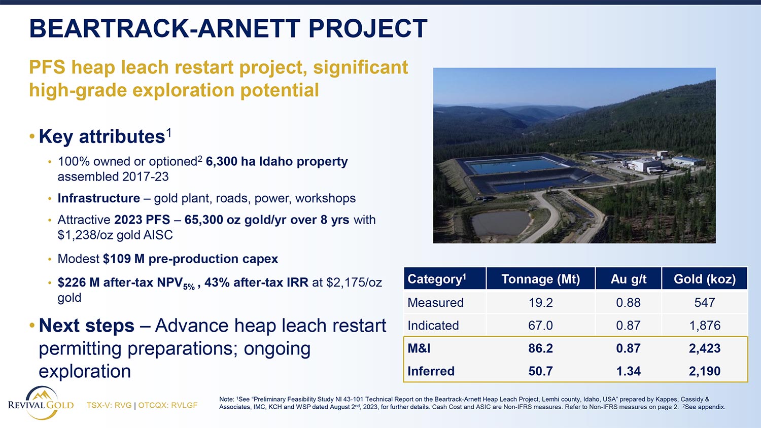 Beartrack-Arnett project details