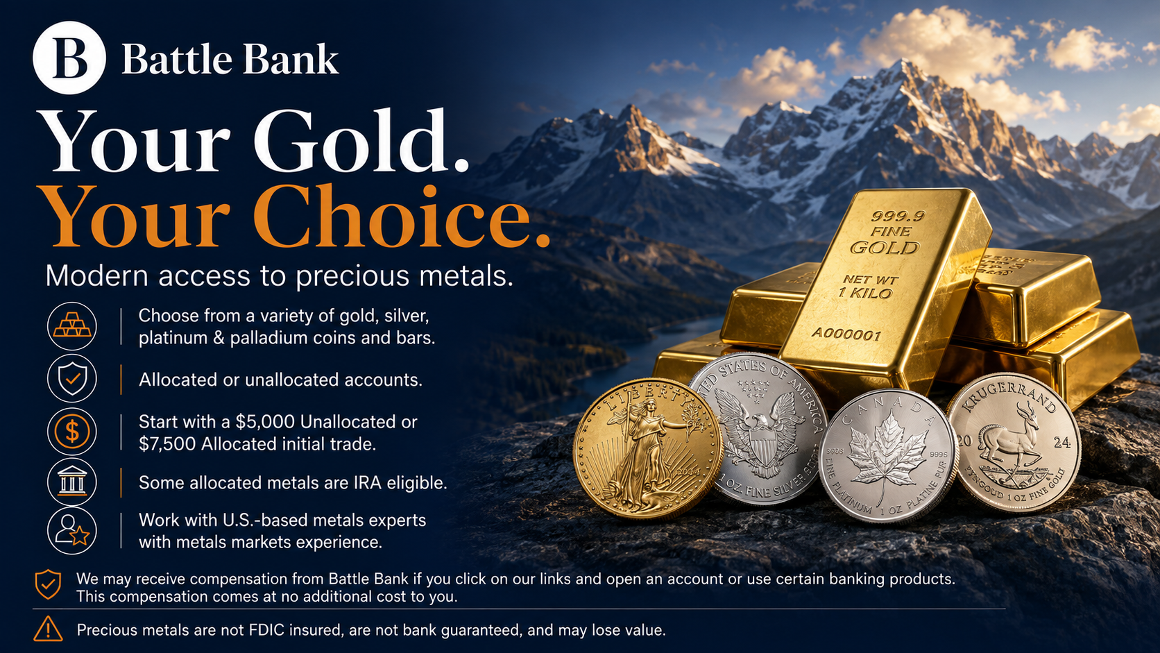 Your gold your choice
