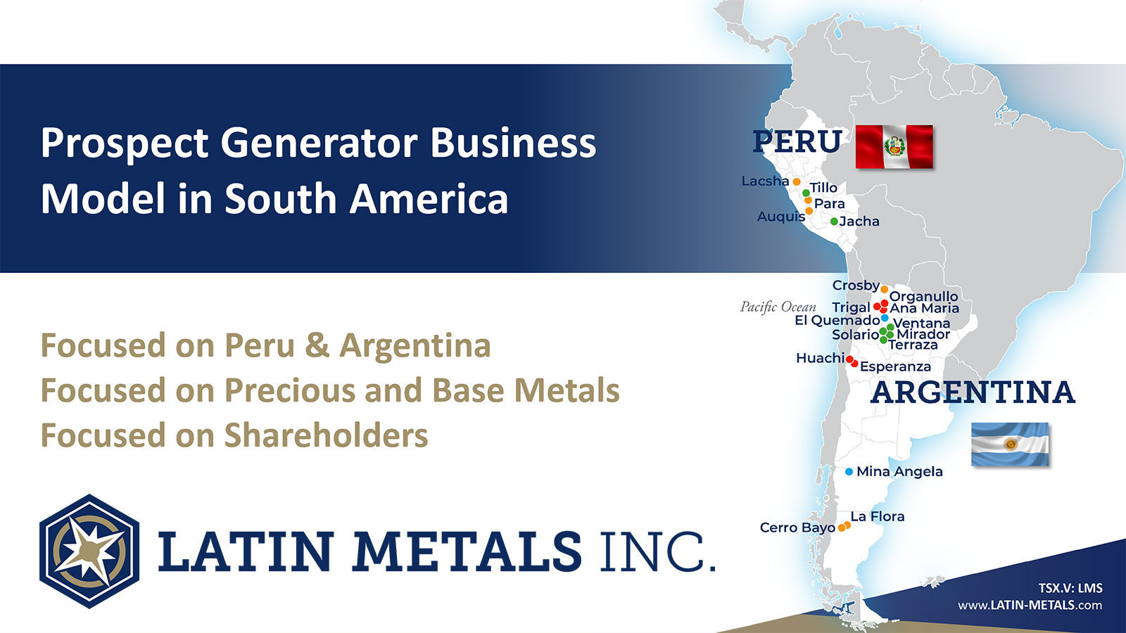Peru and Argentina locations on map