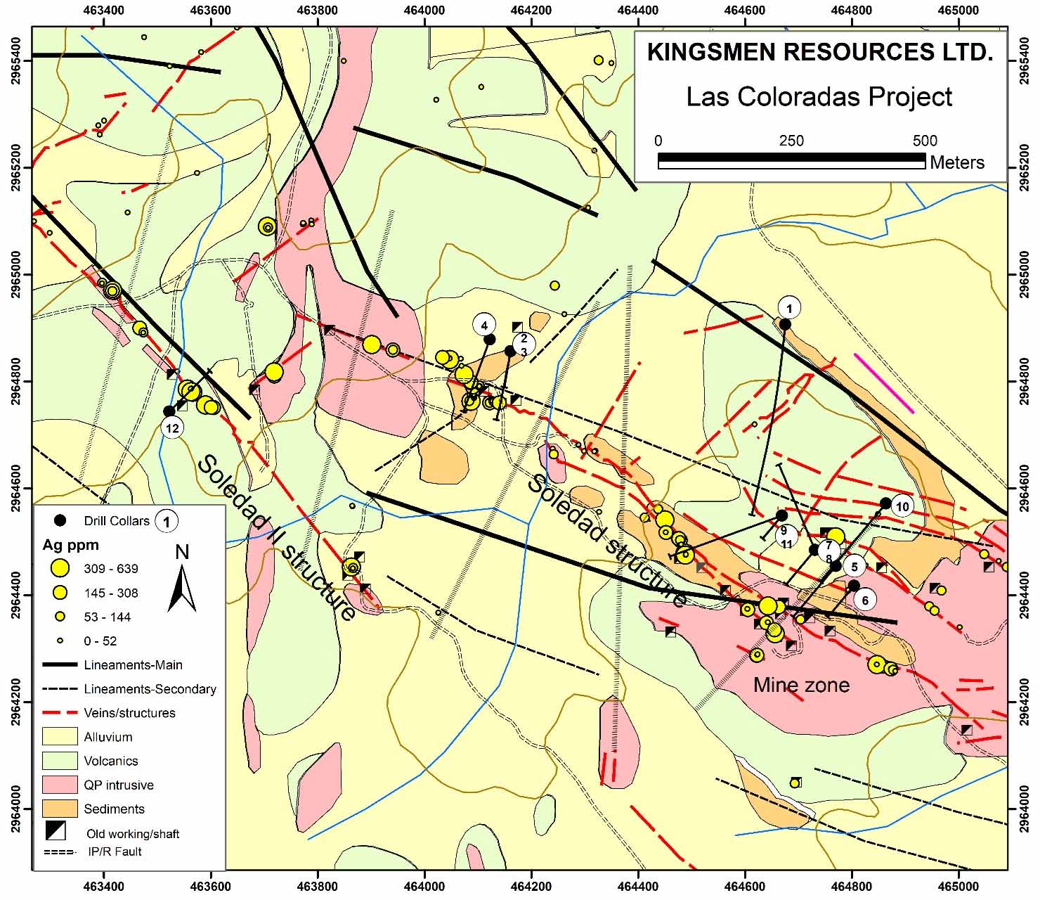 Las Coloradas Project map