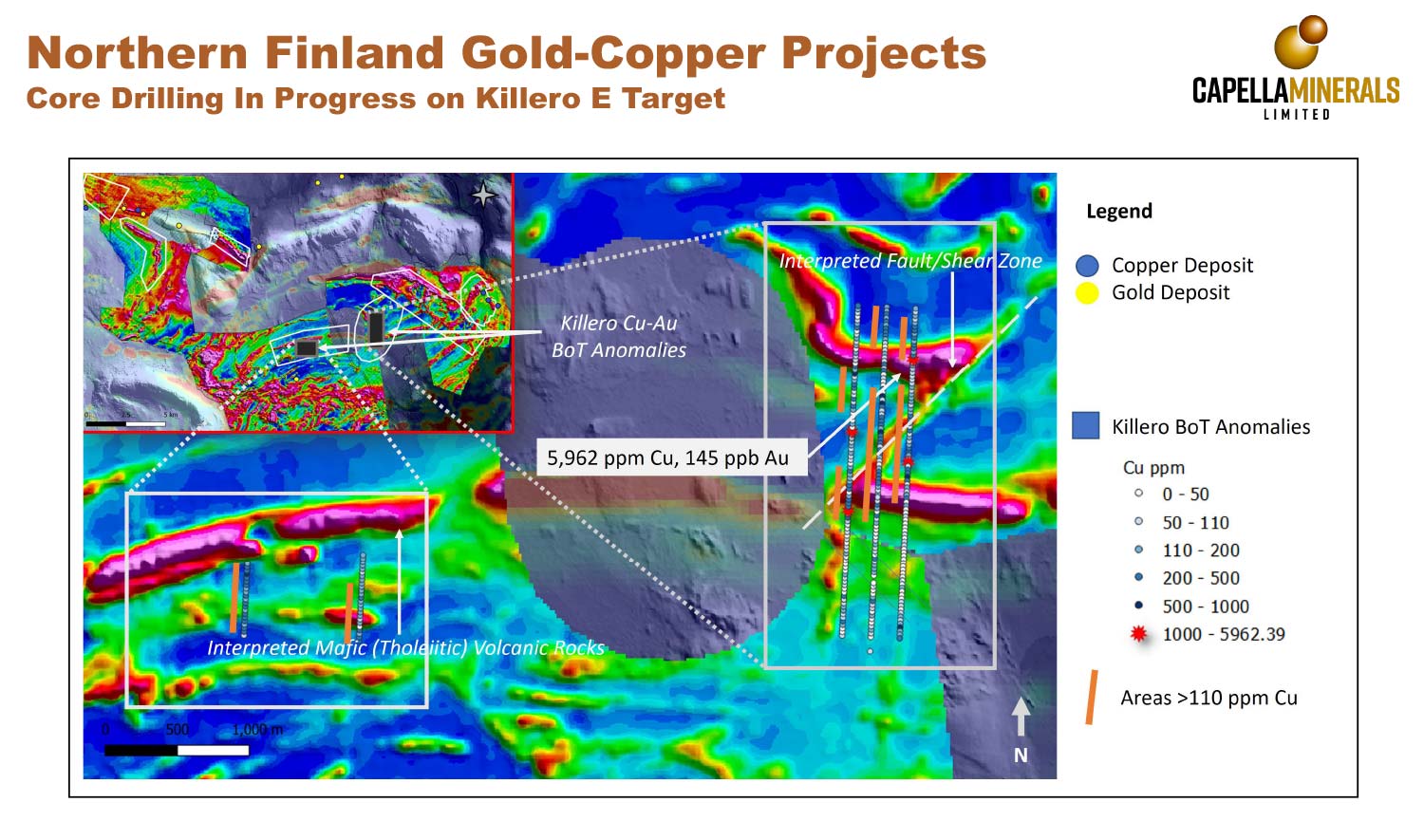 Northern Finland project map