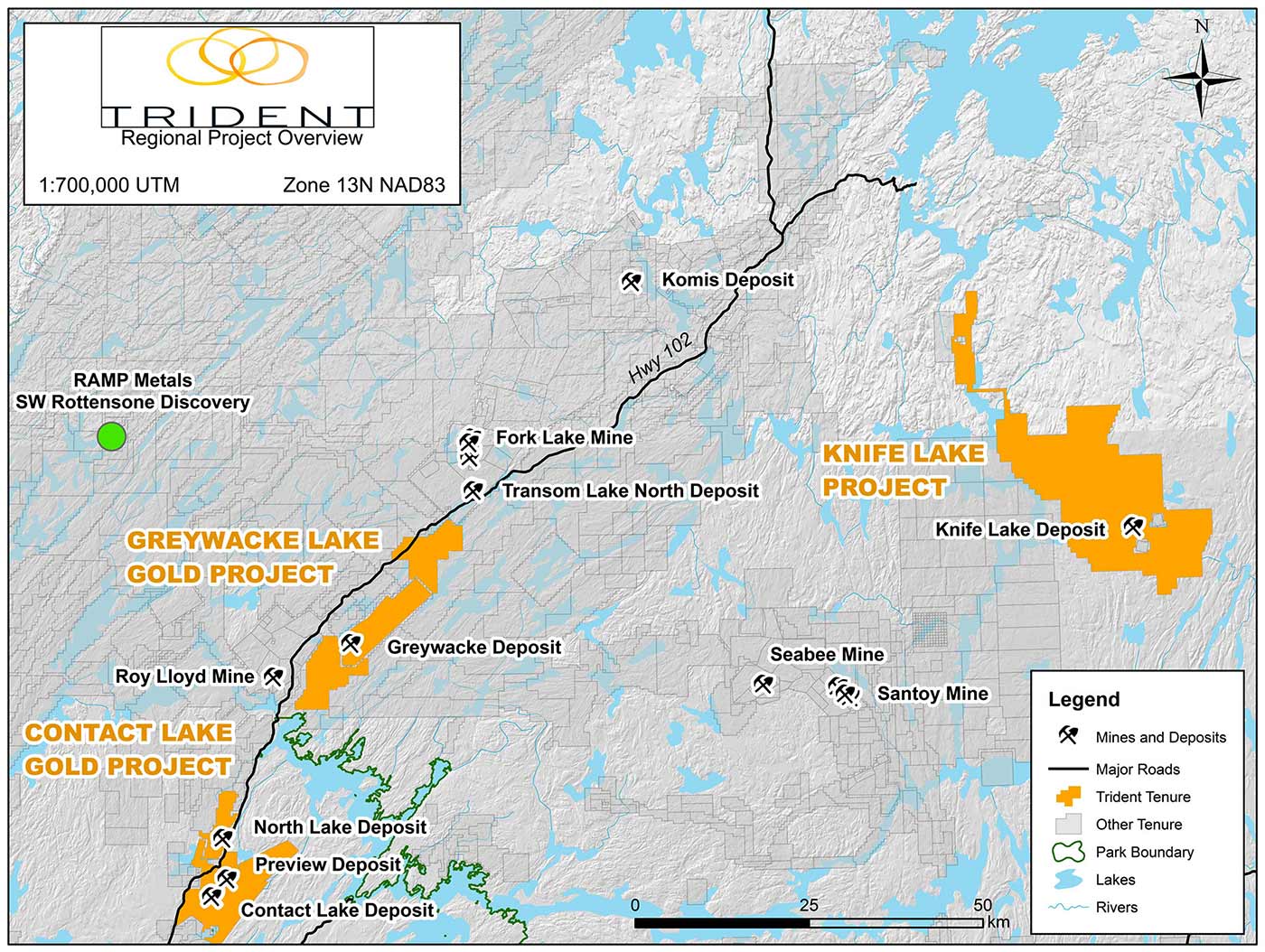 Trident Resouces map